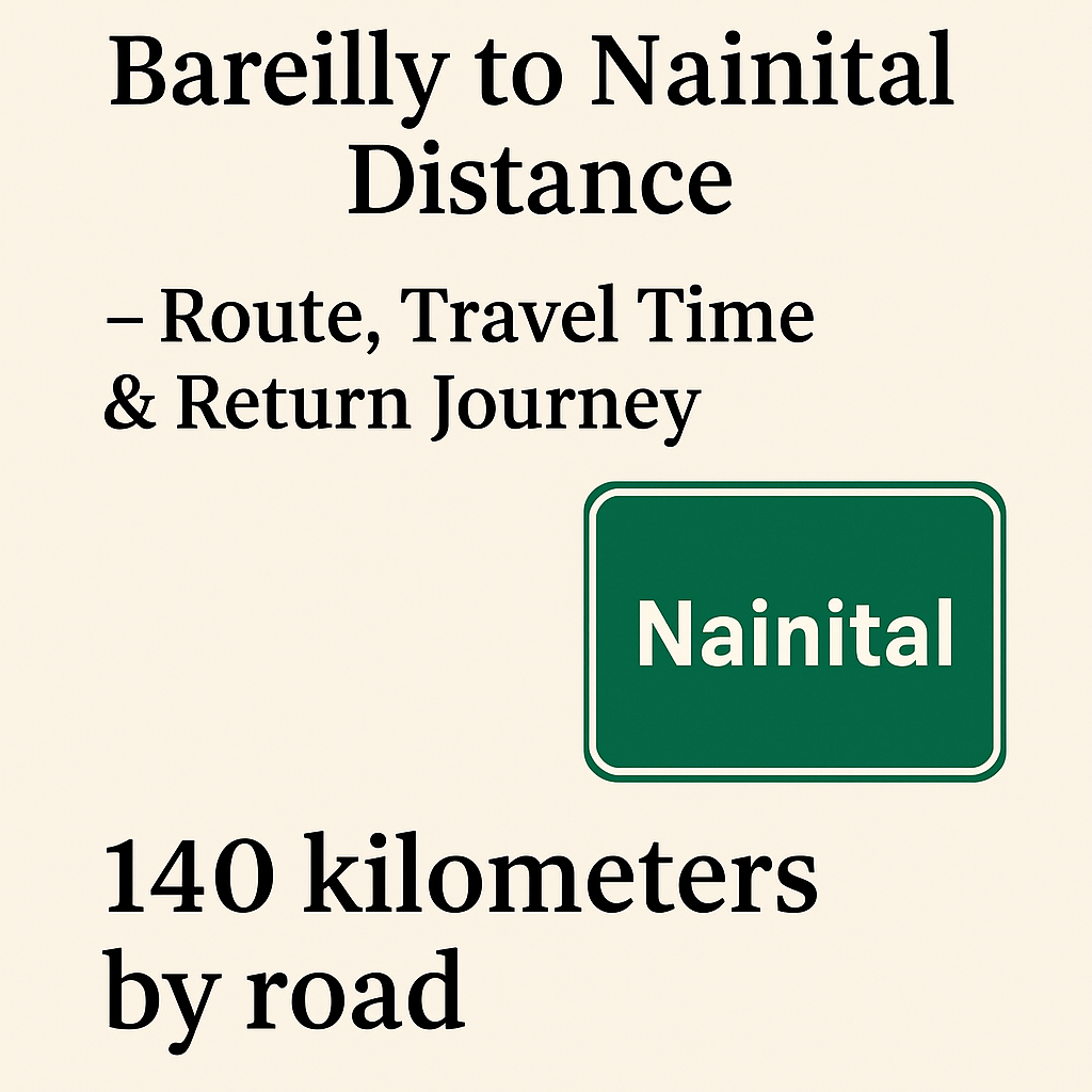 Bareilly to Nainital Distance and Travel Guide