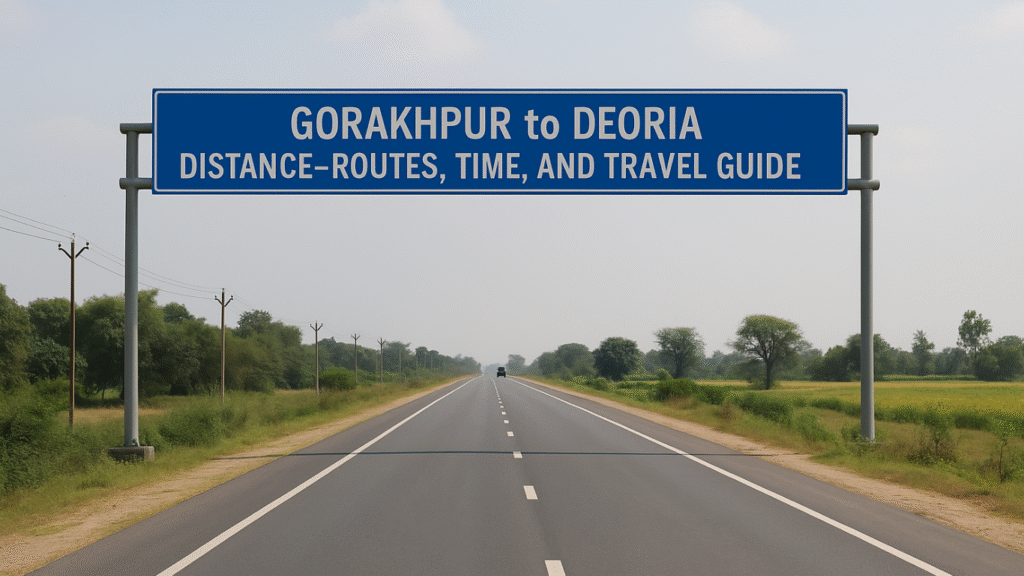 Gorakhpur to Deoria Distance – Routes, Time, and Travel Guide