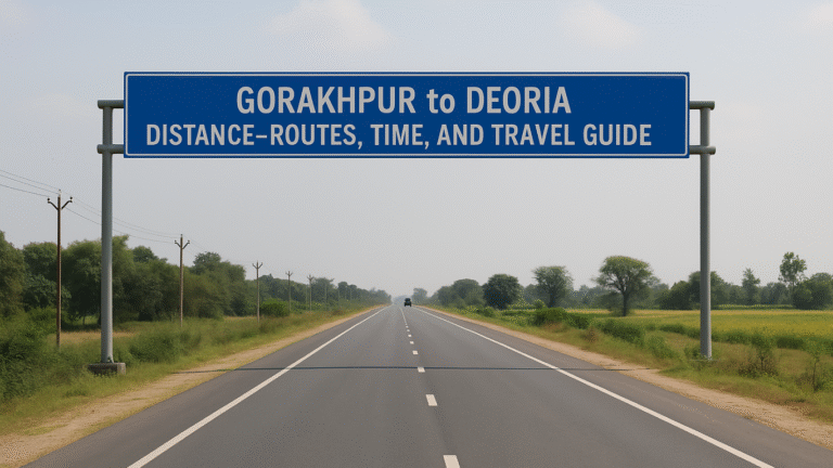 Gorakhpur to Deoria Distance – Routes, Time, and Travel Guide
