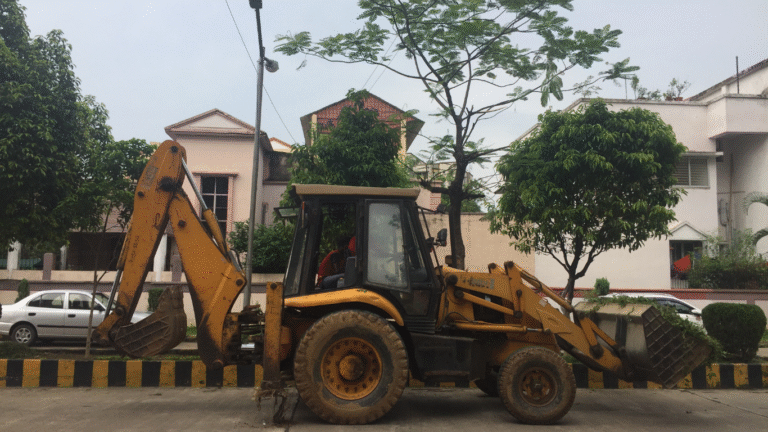 land Encroachment bulldozed in Jahangirganj