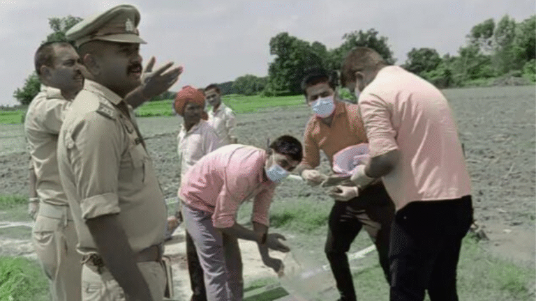 हरदोई के गौरा रोड पर खेत में मिला महिला का शव