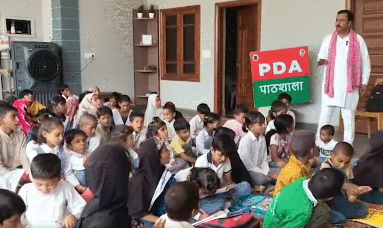 Saharanpur SP Leader Farhad Alam Faces FIR Over Political Alphabet Teaching at PDA Pathshala