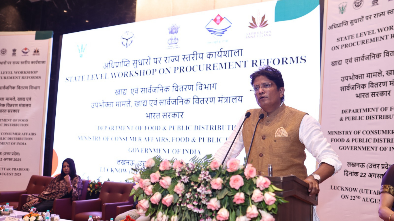 Department of Food and Public Distribution Hosts Key Workshop on Food Grain Procurement Reforms in Lucknow