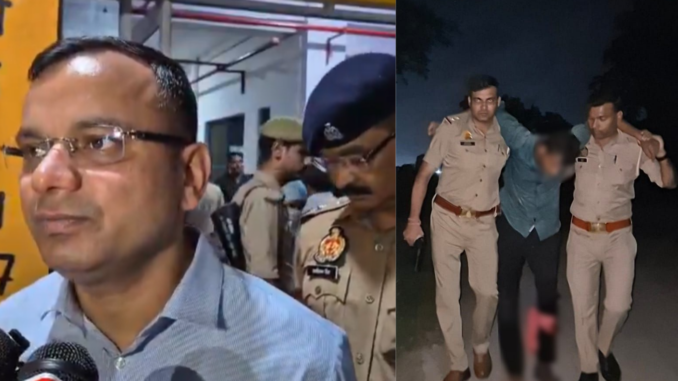 Two Arrested After Dramatic Encounter in Moradabad POCSO Case