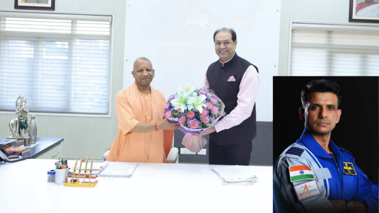MLC Mohsin Raza Urges CM Yogi to Honour Astronaut Subhanshu Shukla