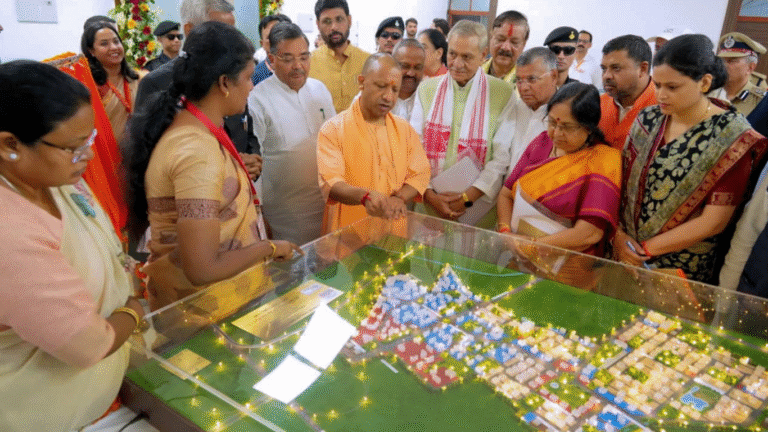 Yogi Launches Atalpuram Scheme in Agra