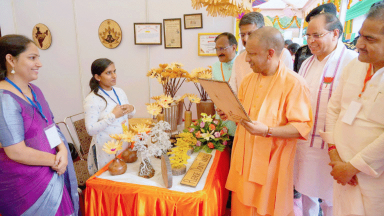 Yogi Adityanath in Moradabad Unveils 87 Development Projects