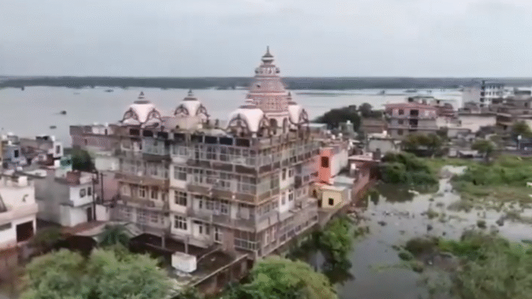 Severe flooding in Uttar Pradesh has submerged Vrindavan