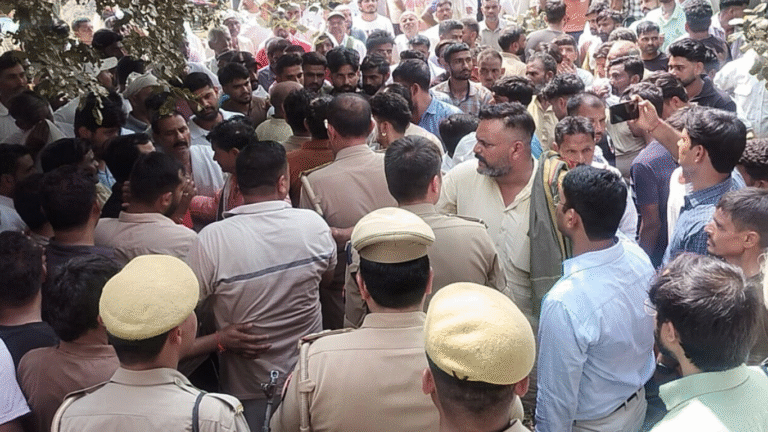 Contract worker Jitendra dies due to electrocution while working on a power line during a shutdown