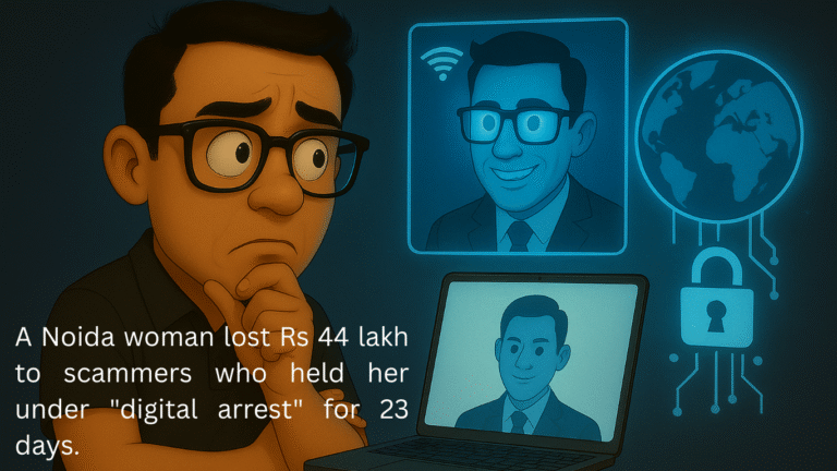 Noida Elderly Woman Scammed of Rs 44 Lakh in 23-Day Digital Arrest Over Fake Pahalgam Terror Funding Claims