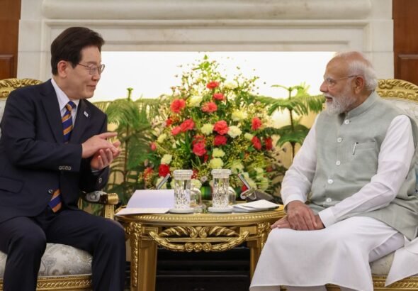 India South Korea 50 billion dollar trade goal